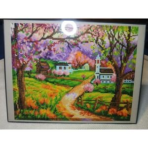 Diamond Art Painting Full‎ Round 12"x16"(30cmx40cm) Small Town